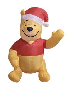 Gemmy Disney Winnie the Pooh 3.5FT Airblown Inflatable Christmas Yard Decor